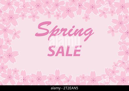 Abstract background in a minimalistic style in pink colors. Empty pedestal for product display with cherry blossoms. Stock Vector