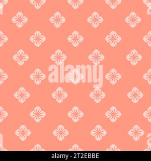 Beautiful vector japanese seamless pattern,Japanese sakura brown and white. Vector unique seamless asian texture.For printing on packaging, textiles, Stock Vector