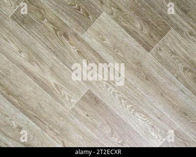 natural material, texture, background. gray wooden sticks, linoleum on the floor. 3d background, texture, wood grain material. Stock Photo