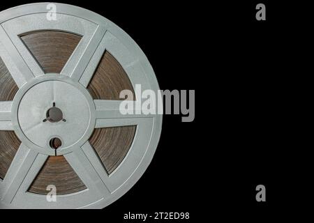old 8mm cine film on white background Stock Photo - Alamy