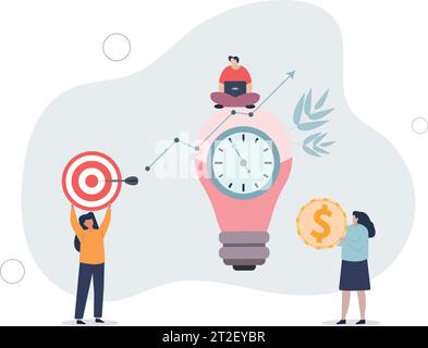 New idea generation abstract concept vector illustration. Business ...