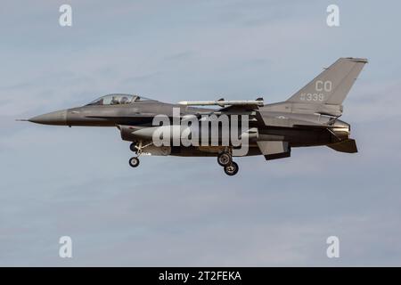 F-16C of the Colorado Air National Guard. Stock Photo