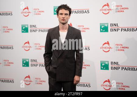 ROME, ITALY - OCTOBER 19: Tom Sturridge attends a photocall for the movie 'Widow Clicquot' during the 18th Rome Film Festival at Auditorium Parco Della Musica on October 19, 2023 in Rome, Italy (Photo by Luca Carlino/NurPhoto)0 Credit: NurPhoto SRL/Alamy Live News Stock Photo