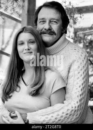 Annette O'Toole, Richard Crenna, publicity portrait for the TV movie, 'The War between the Tates', NBC, 1977 Stock Photo