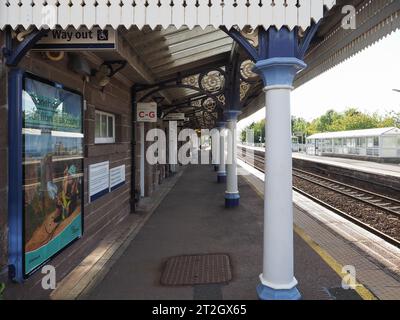 STONEHAVEN, UK - SEPTEMBER 14, 2023: Stonehaven railway station Stock Photo