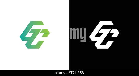 GC logo, GC Monogram, Initial GC Logo, Letter GC logo, Icon, Vector Stock Vector
