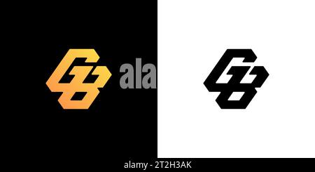 GB logo, GB Monogram, Initial GB Logo, Letter GB logo, Icon, Vector Stock Vector