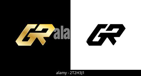 GR logo, GR Monogram, Initial GR Logo, Letter GR logo, Icon, Vector Stock Vector