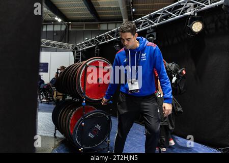 Medical staff of France Bruno Poncelet during a training session of Team France at Halle Georges Carpentier on October 17, 2023 in Paris, France. Photo by Baptiste Paquot/ABACAPRESS.COM Credit: Abaca Press/Alamy Live News Stock Photo