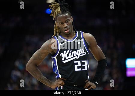 Sacramento, CA, USA. 19th Oct, 2023. Sacramento Kings guard Keon Ellis (23) during a game at Golden 1 Center Thursday, Oct. 19, 2023 in Sacramento. (Credit Image: © Paul Kitagaki Jr./ZUMA Press Wire) EDITORIAL USAGE ONLY! Not for Commercial USAGE! Stock Photo