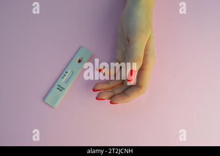Laboratory Scientist Performing RDT Rapid Diagnostic Test For ...