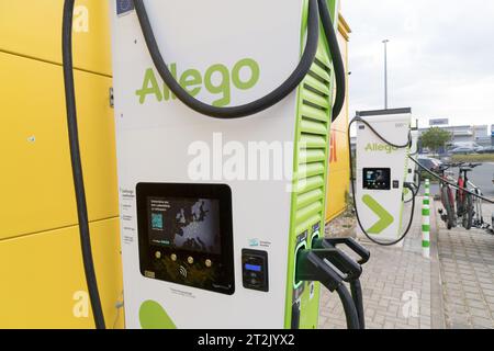 Allego Electric Vehicle Charging Station in Hilpoltstein, Germany © Wojciech Strozyk / Alamy Stock Photo Stock Photo