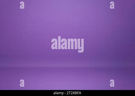 Purple gradient abstract room background for product display Stock Photo