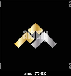 FM logo, FM Monogram, Initial FM Logo, Letter FM logo, Icon, Vector Stock Vector