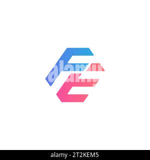 FE logo, FE Monogram, Initial FE Logo, Letter FE logo, Icon, Vector Stock Vector