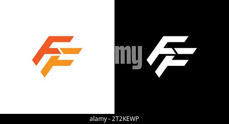 FF logo, FF Monogram, Initial FF Logo, Letter FF logo, Icon, Vector Stock Vector