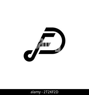 FD logo, FD Monogram, Initial FD Logo, Letter FD logo, Icon, Vector Stock Vector