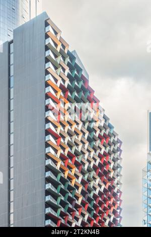 Melbourne, Victoria, Australia -  A'Beckett Tower apartment building by Elenberg Fraser Stock Photo