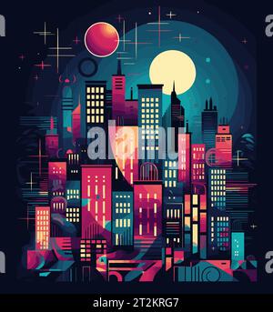 Downtown Urban Skyline Stock Vector Image & Art - Alamy