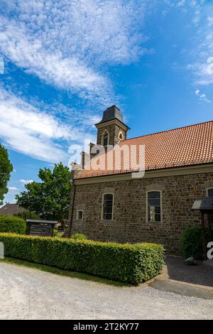 a small beautiful church in Oesbern, Menden (Sauerland) Stock Photo