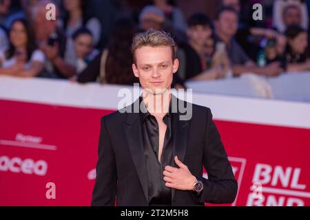 October 19, 2023, Rome, RM, Italy: Actor Anson Boon attends the red carpet of the film ''Widow Cliquot'' during the second evening of the eighteenth edition of the Rome Film Festival, on October 19, 2023 (Credit Image: © Matteo Nardone/Pacific Press via ZUMA Press Wire) EDITORIAL USAGE ONLY! Not for Commercial USAGE! Stock Photo