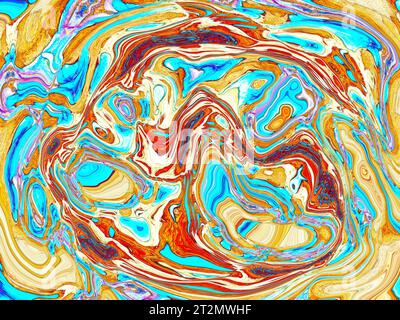 fluid swirls Stock Photo