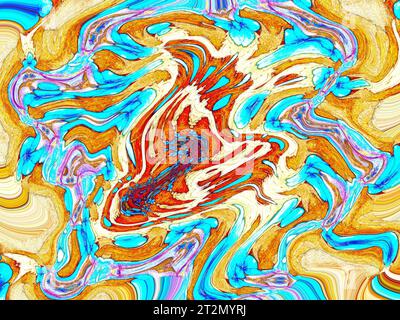 fluid swirls Stock Photo