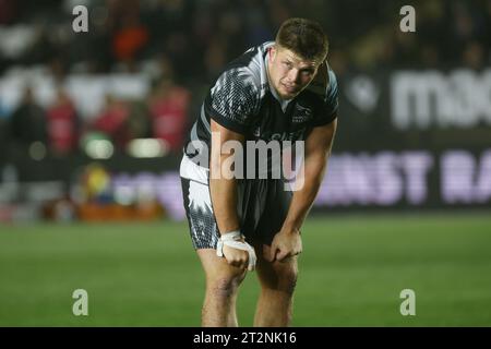 Newcastle, UK. 20th Oct, 2023. Jamie Blamire of Newcastle Falcons looks on during the Gallagher Premiership match between Newcastle Falcons and Gloucester Rugby at Kingston Park, Newcastle on Friday 20th October 2023. (Photo: Chris Lishman | MI News) Credit: MI News & Sport /Alamy Live News Stock Photo