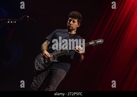 Milan, Italy, 20th October 2023. American pop punk / emo band Fall Out Boy perform live at Mediolanum Forum in Milan, Italy. Credits: Maria Laura Arturi/Alamy Live News Stock Photo