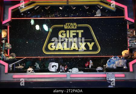New York, NY, USA. 20th Oct, 2023. Good Morning America previews Gift the Galaxy with new Star Wars products for the holiday season on October 20, 2023 in New York City. Credit: Rw/Media Punch/Alamy Live News Stock Photo