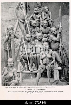 Group of Andamanese Stock Photo