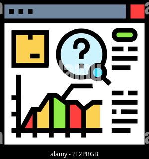 demand forecasting logistic manager icon doodle illustration Stock ...
