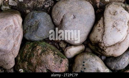 Scattered stone texture. Suitable for background Stock Photo