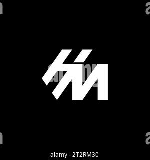 HM logo, HM Monogram, Initial HM Logo, Letter HM logo, Icon, Vector Stock Vector