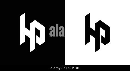 HP logo, HP Monogram, Initial HP Logo, Letter HP logo, Icon, Vector Stock Vector
