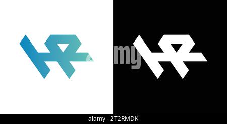 HR logo, HR Monogram, Initial HR Logo, Letter HR logo, Icon, Vector Stock Vector