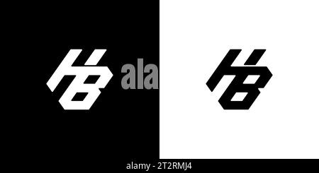 HB logo, HB Monogram, Initial HB Logo, Letter HB logo, Icon, Vector Stock Vector