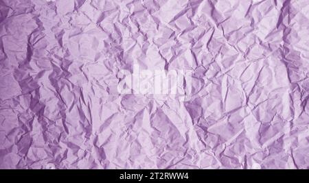 Pastel Purple Crumpled Paper Texture for Abstract Background Stock Photo