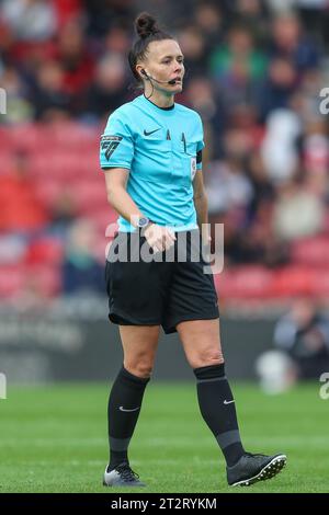 Referee Rebecca Welch during the Sky Bet Championship match Middlesbrough vs Birmingham City at Riverside Stadium, Middlesbrough, United Kingdom, 21st October 2023  (Photo by Gareth Evans/News Images) Stock Photo