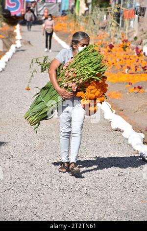 Day of the Dead in Huaquechula, Puebla Stock Photo