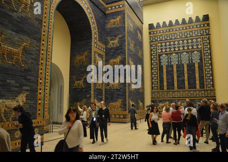 Berlin, Germany - October 21, 2023 - The Pergamon Museum will be completely closed from October due the extensive renovation work. (Photo by Markku Rainer Peltonen) Stock Photo