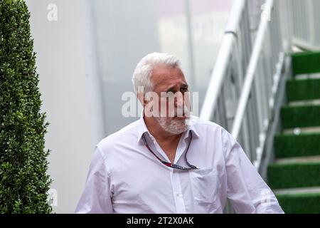 Austin, Texas, USA. 21st Oct, 2023. Lawrence Stroll (CAN) - CEO Aston Martin F1.during Saturday Sprint Race of FORMULA 1 LENOVO UNITED STATES GRAND PRIX 2023 - Oct19 to Oct22 2023 Circuit of Americas, Austin, Texas, USA (Credit Image: © Alessio De Marco/ZUMA Press Wire) EDITORIAL USAGE ONLY! Not for Commercial USAGE! Credit: ZUMA Press, Inc./Alamy Live News Stock Photo