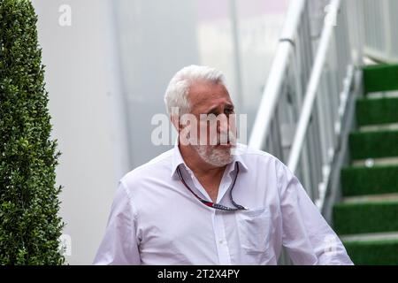 Lawrence Stroll (CAN) - CEO Aston Martin F1 during Saturday Sprint Race of FORMULA 1 LENOVO UNITED STATES GRAND PRIX 2023 - Oct19 to Oct22 2023 Circuit of Americas, Austin, Texas, USA Stock Photo