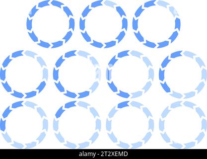 Simple blue gradient progress bar, infographic, Vector Illustration ...