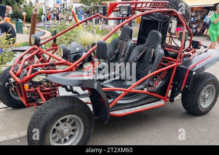 Bordeaux , France - 10 19 2023 : Kinroad KR-1100 OVERLORD tubular buggy car racing in street Stock Photo