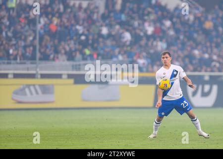 NICOLÒ BARELLA of FC Inter during the Serie A match between Torino FC and FC Inter on October 21, 2023 at Olympic Grande Torino Stadium in Turin, Ital Stock Photo