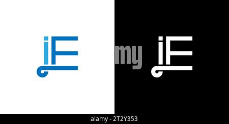 iE logo, iE monogram, initials iE icon, letter iE logo, icon, vector Stock Vector