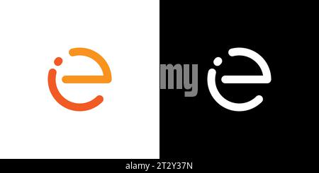 ie logo, ie monogram, initials ie icon, letter ie logo, icon, vector Stock Vector