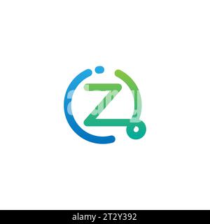 iz logo, iz monogram, initials iz icon, letter iz logo, icon, vector Stock Vector