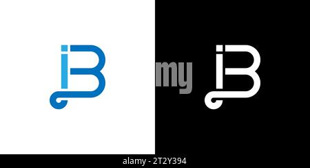 IB initial monogram logo design for law firm company Stock Vector Image ...
